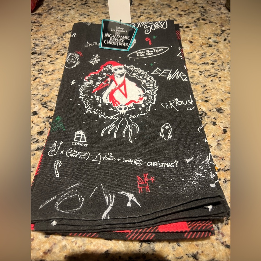 Nightmare before christmas kitchen towel set of 2